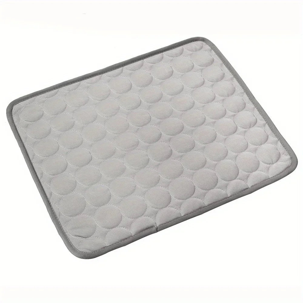 Pet Cooling Mat – Soft Ice Silk Summer Bed for Dogs & Cats