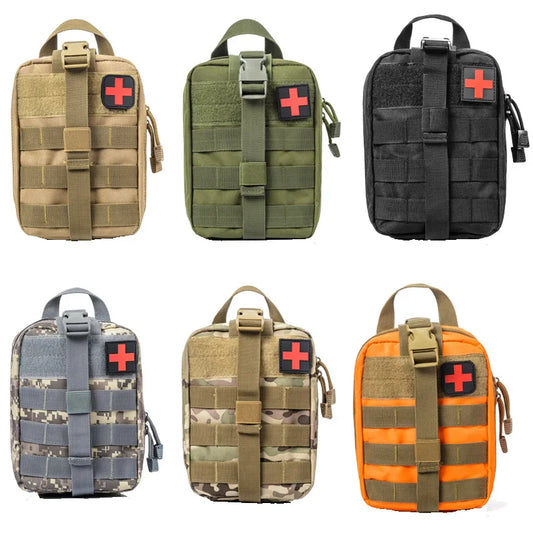Portable Tactical First Aid Kit – Emergency EDC Medical Bag