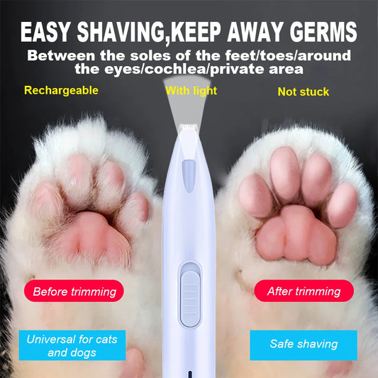 Professional Electric Pet Hair Trimmer & Grooming Scissors